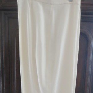 White silk Lauren slacks